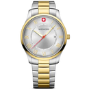 Wenger City Classic Men's Watch Two-Tone Silver Dial 01.1441.143