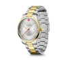 Wenger City Classic Men's Watch Two-Tone Silver Dial 01.1441.143 Wenger