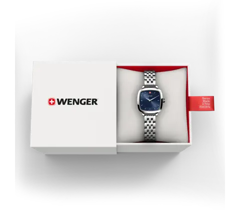 Wenger Vintage Classic Ladies Watch Blue Dial 01.1911.103