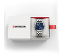 Wenger Vintage Classic Men's Watch Silver Blue 01.1921.103