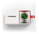 Wenger Executive Men's Watch Silver Green Dial 01.2031.105 Wenger