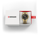 Wenger Executive Men's Watch Gold Black Dial 01.2031.107