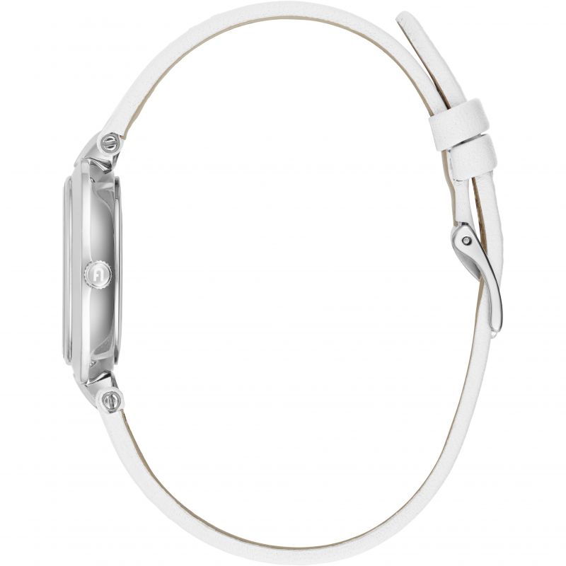 Furla Logo Links Watch Ladies White Leather WW00006001L1