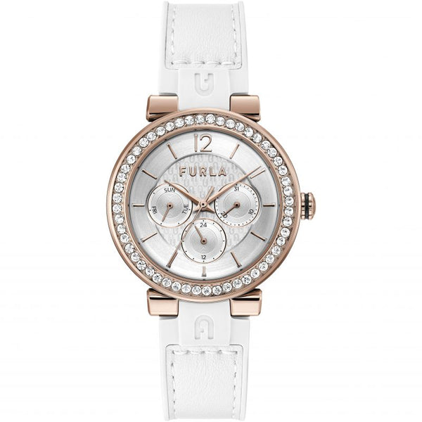 Furla Multifunction Watch Ladies White Strap WW00011003L3