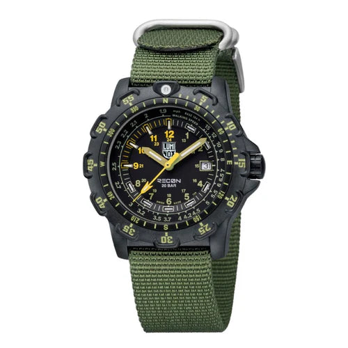 Luminox Recon Point Man Men's Watch Black Dial Green Strap XL.8826.MI
