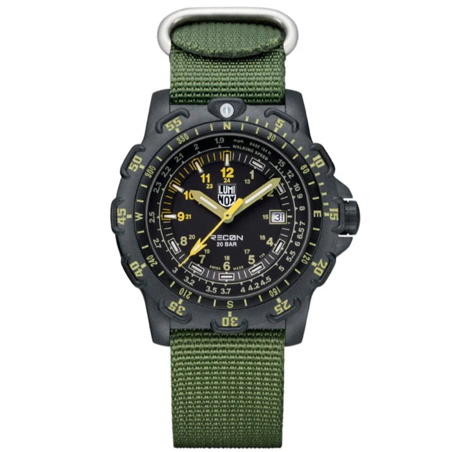 Luminox Recon Point Man Men's Watch Black Dial Green Strap XL.8826.MI
