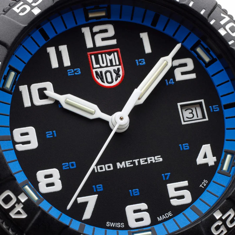 Luminox Leatherback Sea Turtle Men's Black Blue Watch XS.0324
