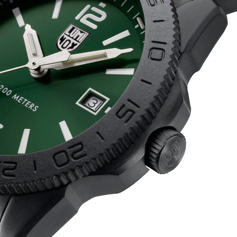 Luminox Pacific Diver Men's Black Green Watch XS.3137.B