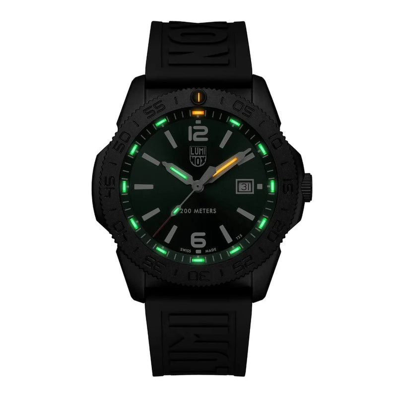 Luminox Pacific Diver Men's Black Green Watch XS.3137.B