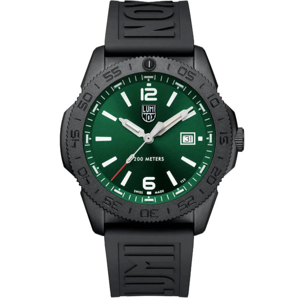 Luminox Pacific Diver Men's Black Green Watch XS.3137.B