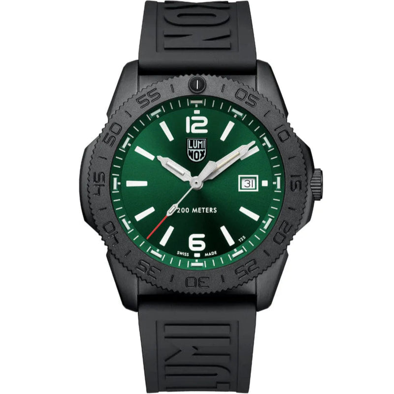 Luminox Pacific Diver Men's Black Green Watch XS.3137.B