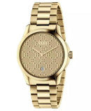 Gucci G-Timeless Men's Gold Watch YA126461 - WatchStatus Ltd