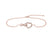 Infinity Heart Pavé Diamond Bracelet