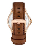 Zorbello M1 Watch Men's Automatic Leather Brown / Rose Gold ZBAE001 Zorbello