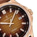 Zorbello M1 Watch Men's Automatic Leather Brown / Rose Gold ZBAE001 Zorbello