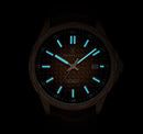 Zorbello M1 Watch Men's Automatic Leather Brown / Rose Gold ZBAE001 Zorbello