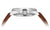 Zorbello G1 GMT Watch Men's Automatic Leather Brown / Red ZBAF003 - WatchStatus Ltd