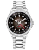 Zorbello G1 GMT Watch Men's Automatic Silver / Grey ZBAF004 Zorbello