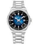 Zorbello G1 GMT Watch Men's Automatic Silver / Blue ZBAF005 Zorbello
