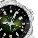 Zorbello G1 GMT Watch Men's Automatic Silver ZBAF006 Zorbello