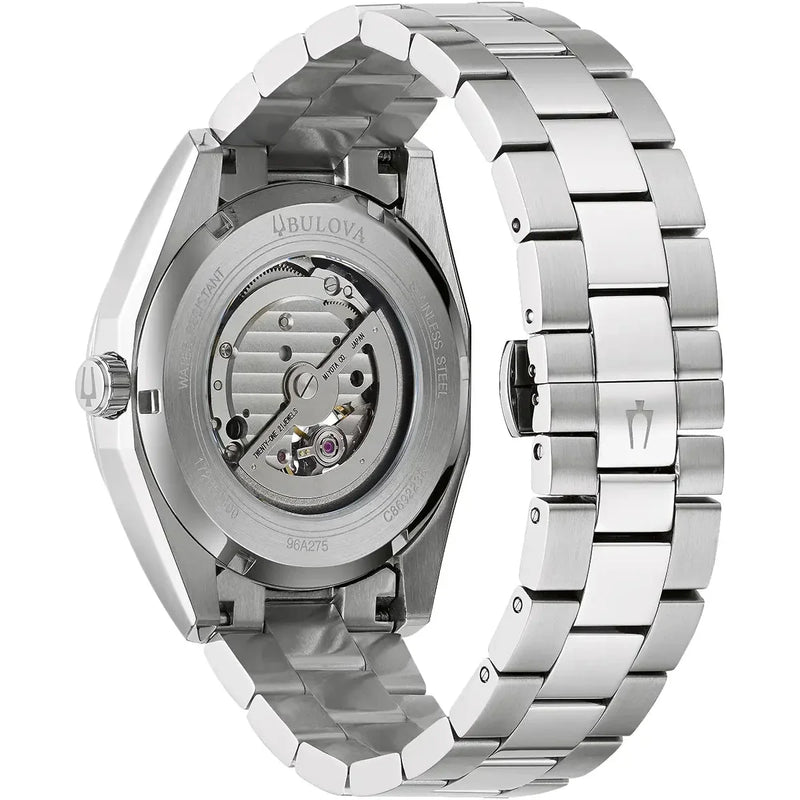Bulova Surveyor Men's Watch Heartbeat Blue Automatic 96A275