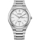 Citizen Men's Zenshin Super Titanium White Eco-Drive Watch AW0130-85A Citizen