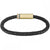 BOSS Jewellery Ares Single Men's Bracelet Black Leather 1580624