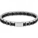 BOSS Jewellery Metal Link Essentials Men's Black Bracelet 1580665 BOSS