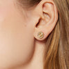 BOSS Jewellery Iona Ladies Gold Stud Earrings 1580557 BOSS