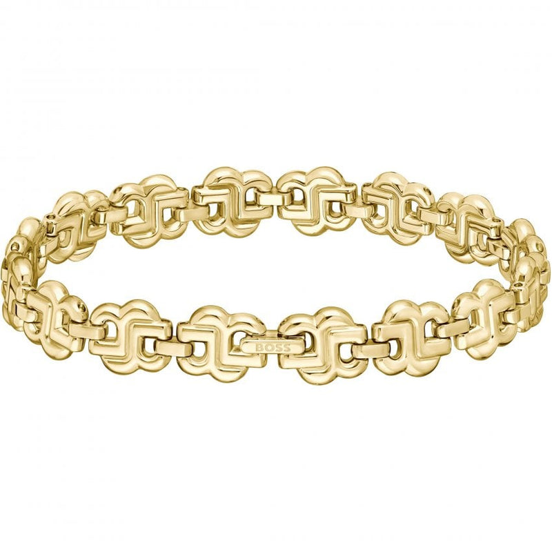 BOSS Jewellery Double B Strand Ladies Gold Bracelet 1580741