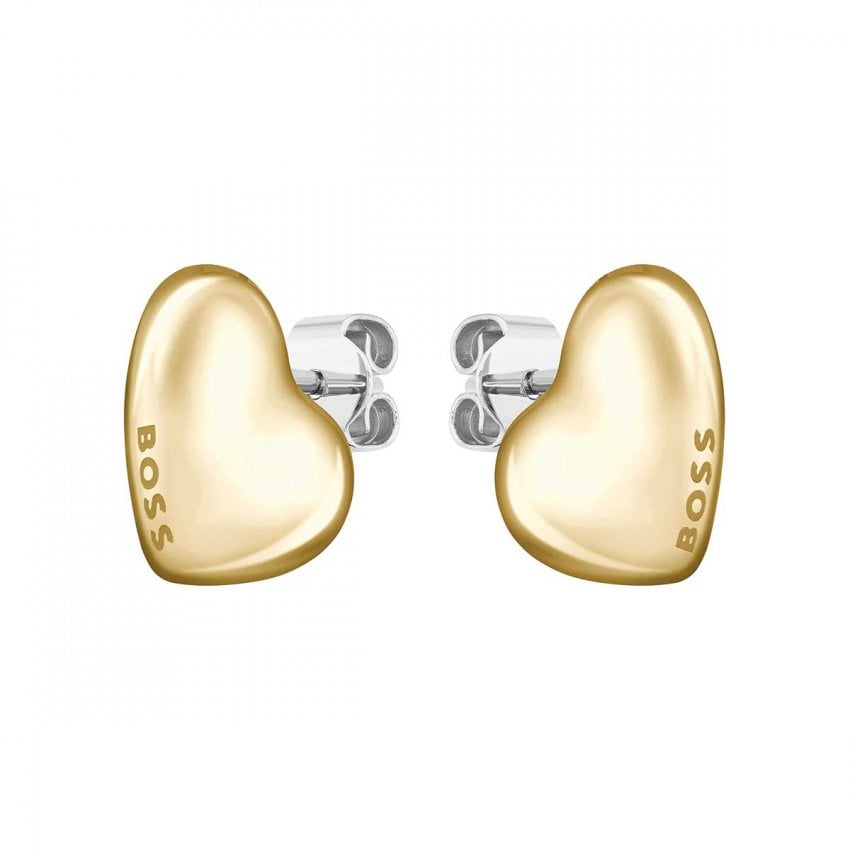 BOSS Jewellery Honey Ladies Gold Stud Earrings 1580564