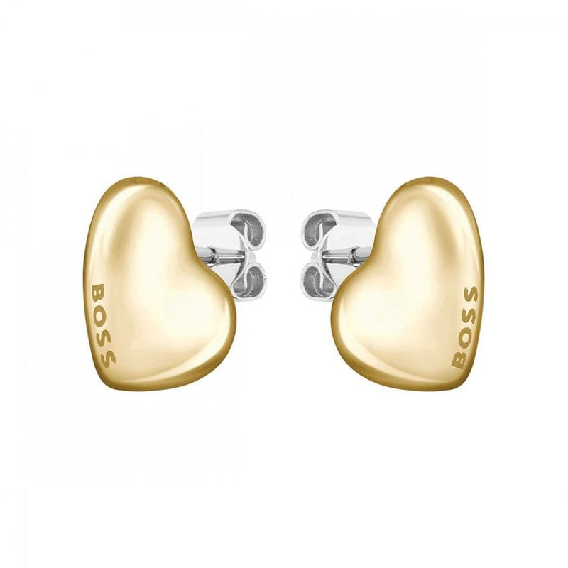 BOSS Jewellery Honey Ladies Gold Stud Earrings 1580564