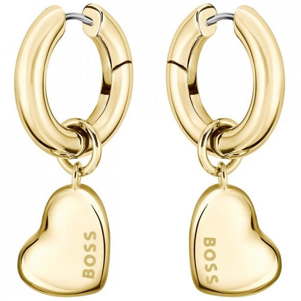 BOSS Jewellery Honey Love Ladies Gold Drop Earrings 1580641