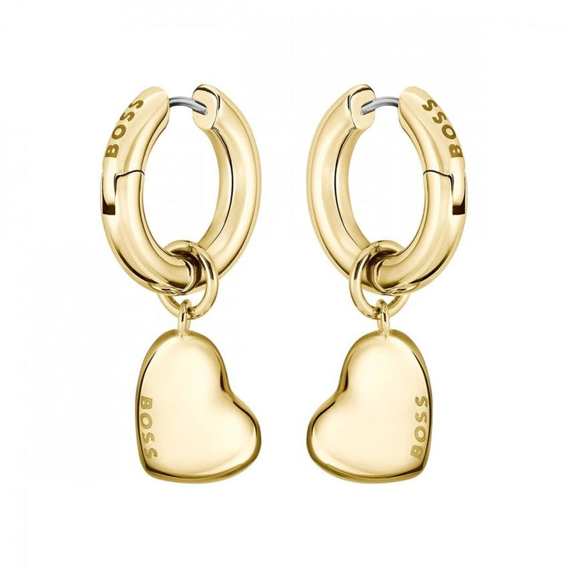 BOSS Jewellery Honey Love Ladies Gold Drop Earrings 1580641