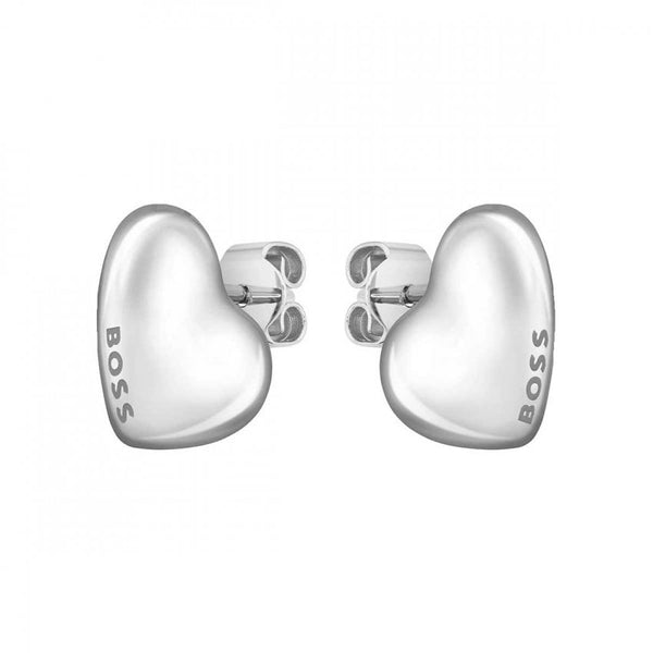BOSS Jewellery Honey Ladies Silver Stud Earrings 1580563