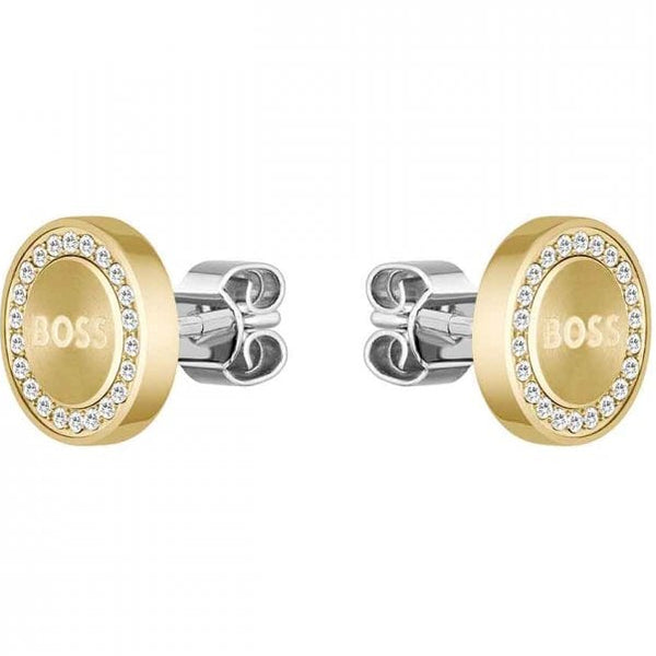BOSS Jewellery Iona Ladies Gold Stud Earrings 1580557