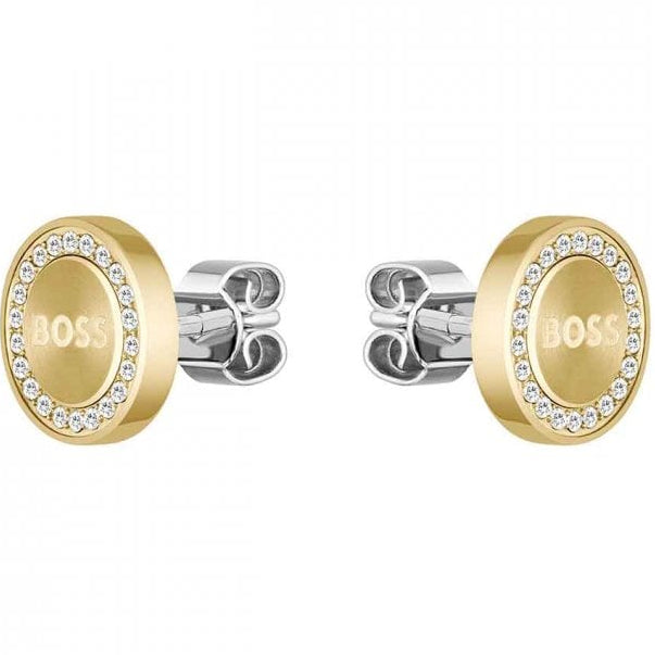 BOSS Jewellery Iona Ladies Gold Stud Earrings 1580557