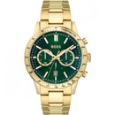 BOSS Allure Men's Green Gold Watch 1513923