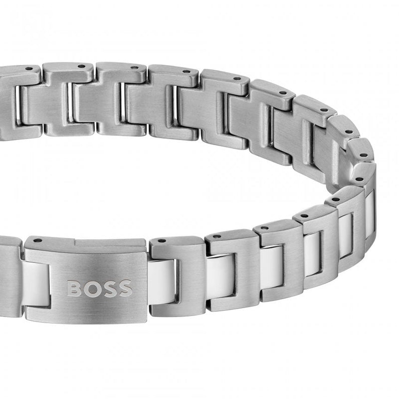 BOSS Jewellery Candor Men's Silver Bracelet 1580751