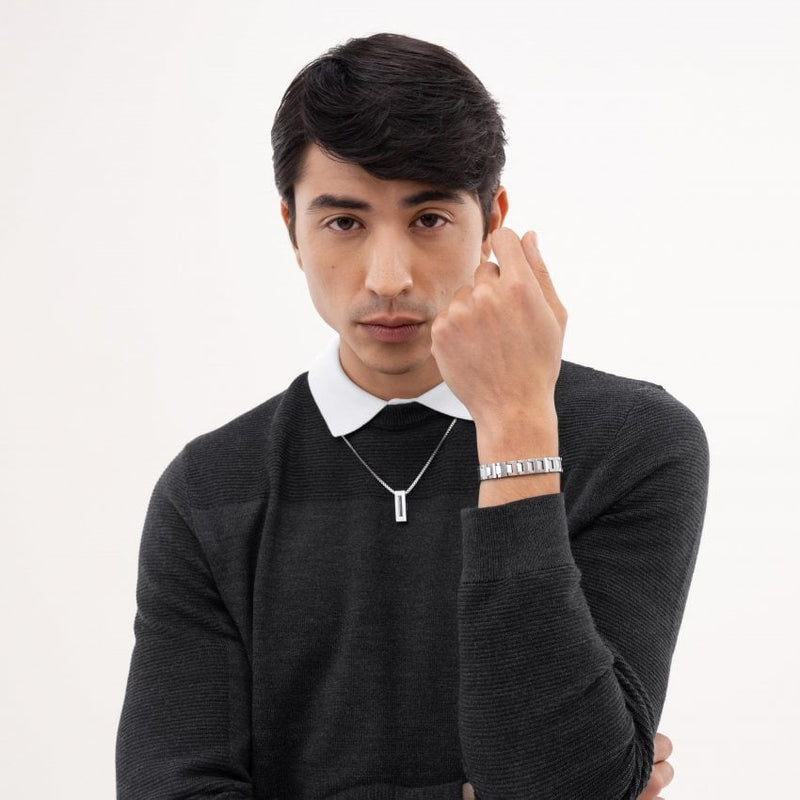 BOSS Jewellery Candor Men's Silver Bracelet 1580751