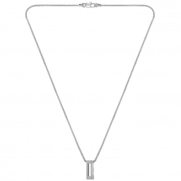 BOSS Jewellery Candor Men's Necklace Tag Silver 1580749