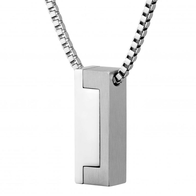 BOSS Jewellery Candor Men's Necklace Tag Silver 1580749