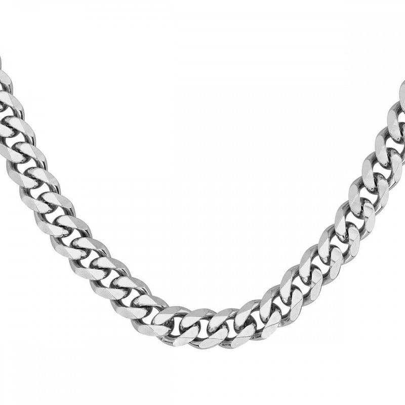 BOSS Jewellery Chain Link Men's Necklace Silver 1580142