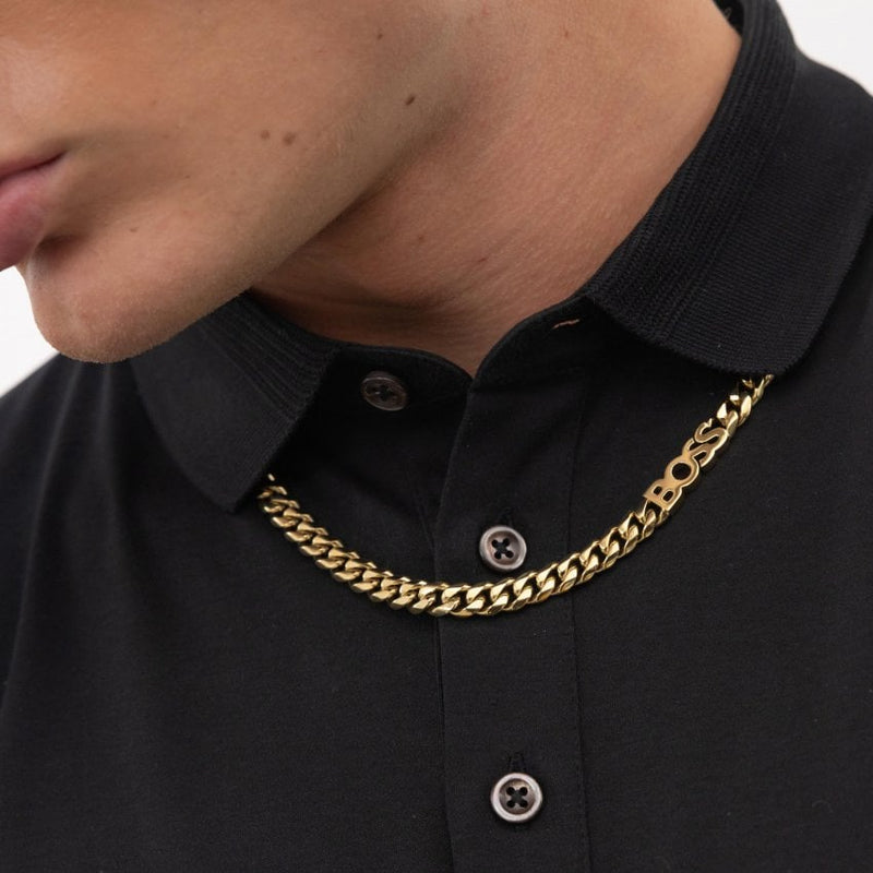 BOSS Jewellery Kassy Men's Necklace Gold 1580770