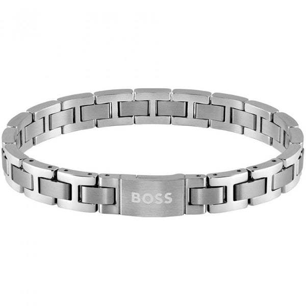BOSS Jewellery Metal Link Essentials Men's Silver Bracelet 1580036