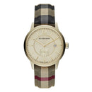 Burberry The Classic Watch Men's Horseferry Leather Gold BU10001