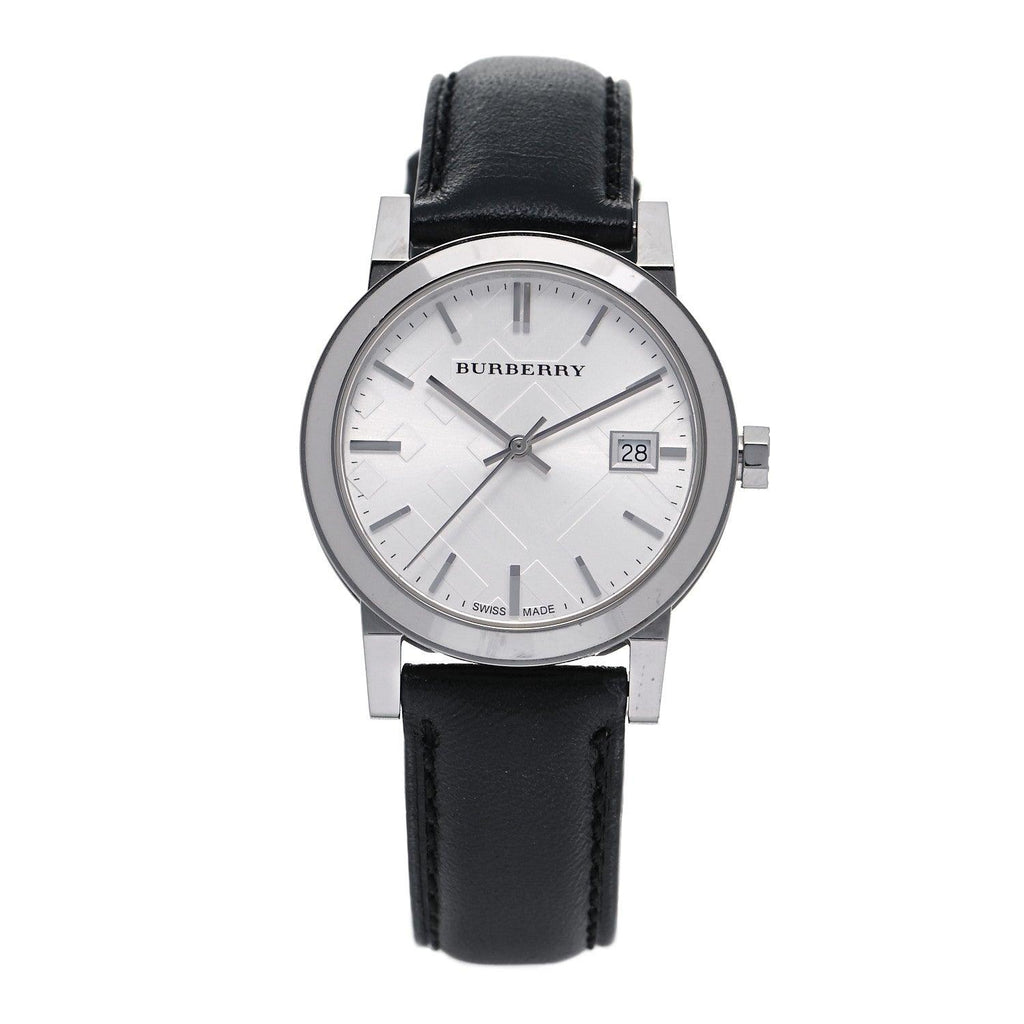 Burberry The City Watch Ladies Petite Black Leather BU9206 - WatchStatus Ltd