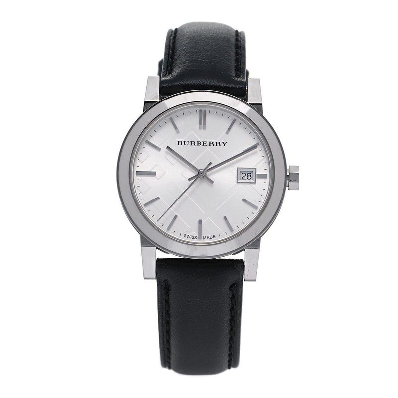 Burberry The City Watch Ladies Petite Black Leather BU9206 - WatchStatus Ltd