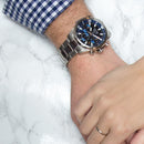 Bulova Marine Star Men's Watch Blue Chronograph 96B256