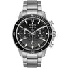 Bulova Marine Star Men's Watch Black Chronograph 96B272 Bulova